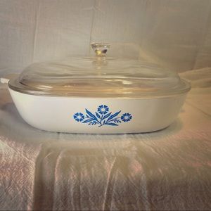 Vintage Corningware Blue Cornflower P-10-8 Dish